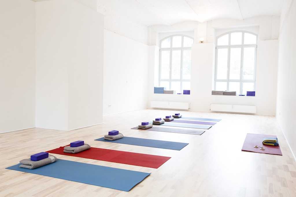 yoga room with mat at yogatribe